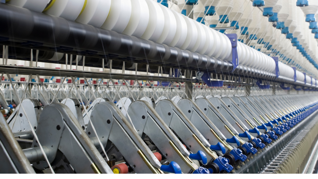 Aumento da produtividade da indústria têxtil